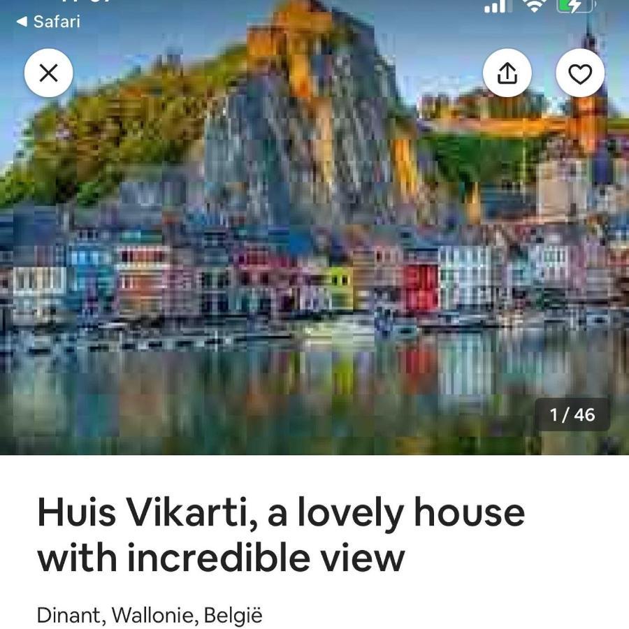 ディナン Huis Vikarti, A Lovely House With Incredible Viewヴィラ エクステリア 写真